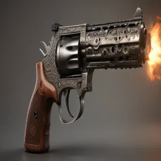 gun with no background