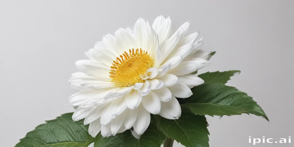 flower white bg