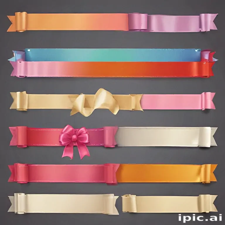 ribbon banners