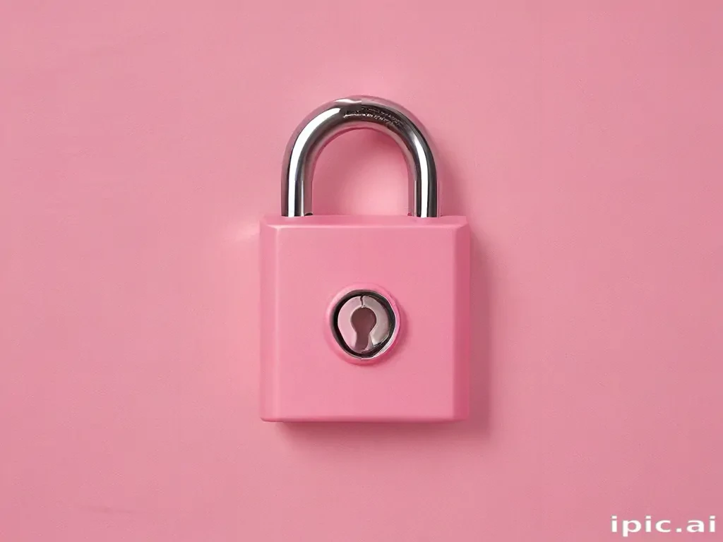 pink lock screen