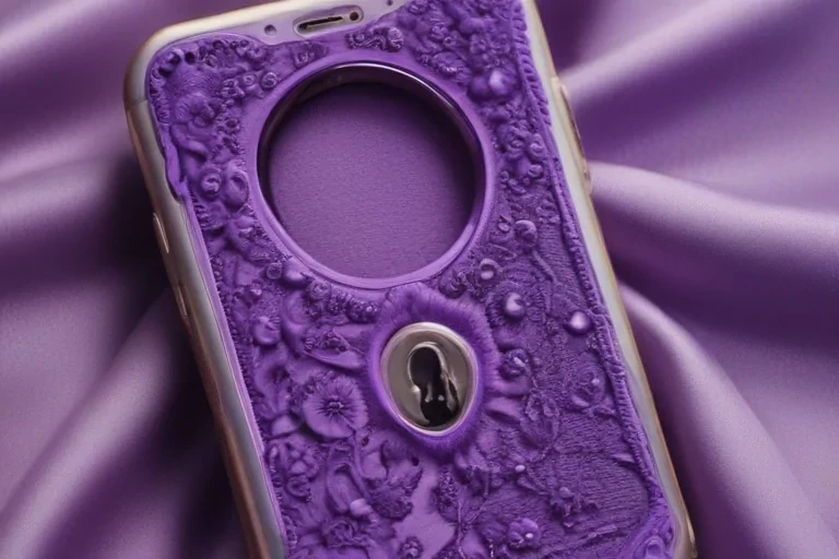 purple lock screen