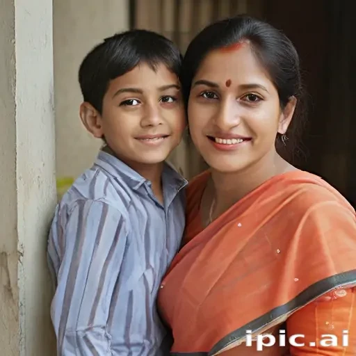 indian mom and son