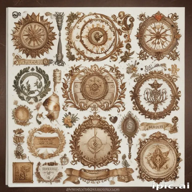 scrapbook stickers png