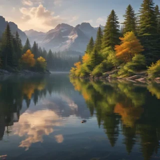 background lake