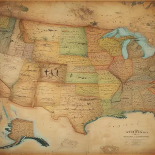 map of united states of america