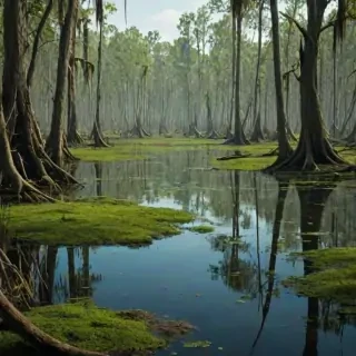 swamp background