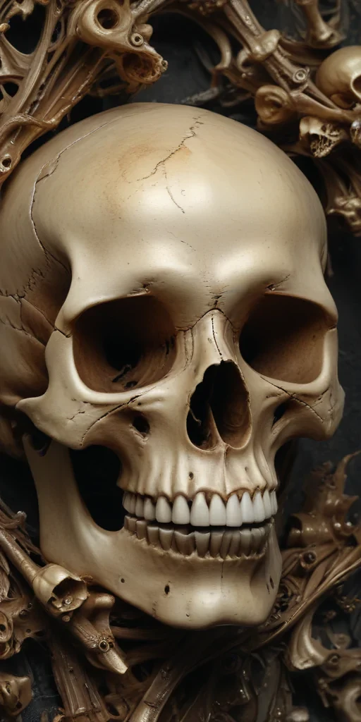 skull background