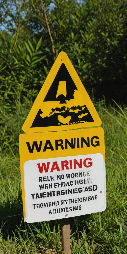 warning sign