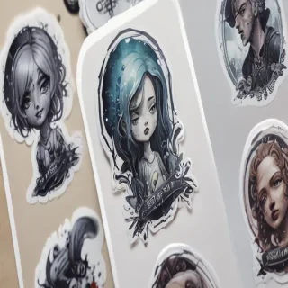 aesthetic transparent stickers