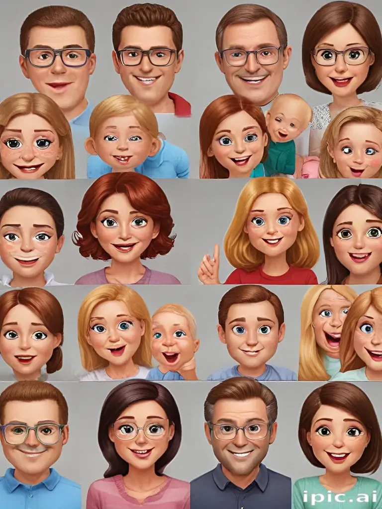 family emojis