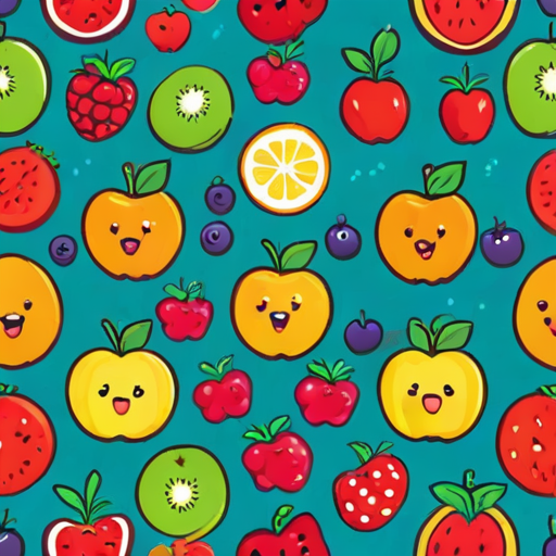 cartoon fruit