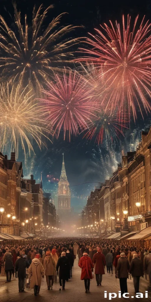 vintage new years images