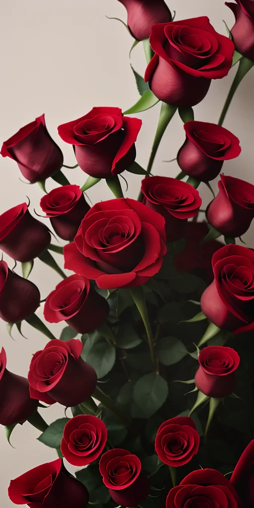 red roses aesthetic
