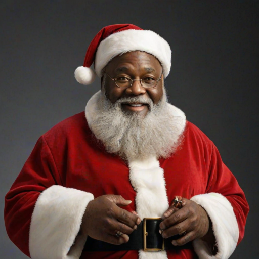 black santa png
