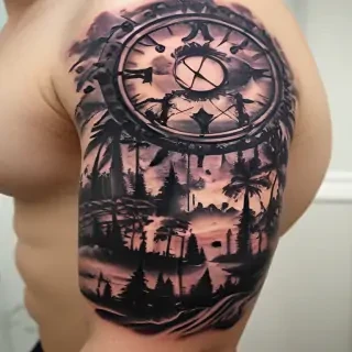 background tattoo