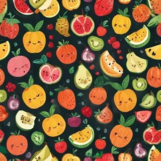 cute fruit backgrounds