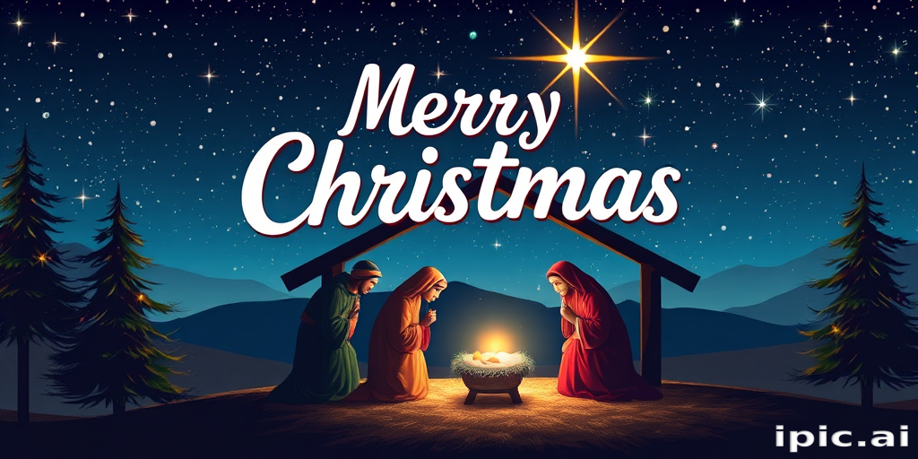 merry christmas nativity images free
