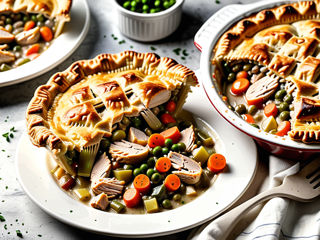 what to serve with chicken pot pie