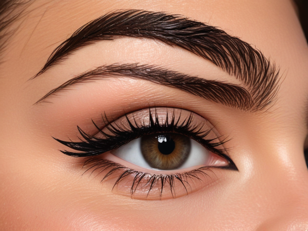 selena gomez laminated brows