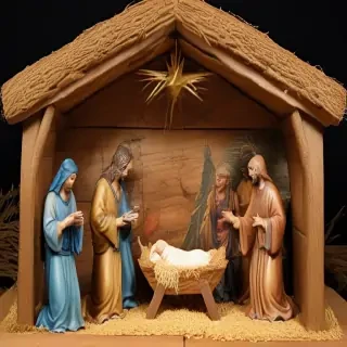 manger scene images free