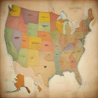 united states of america map