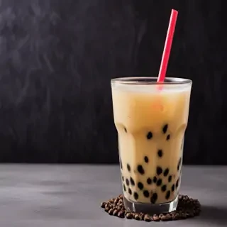 boba tea background