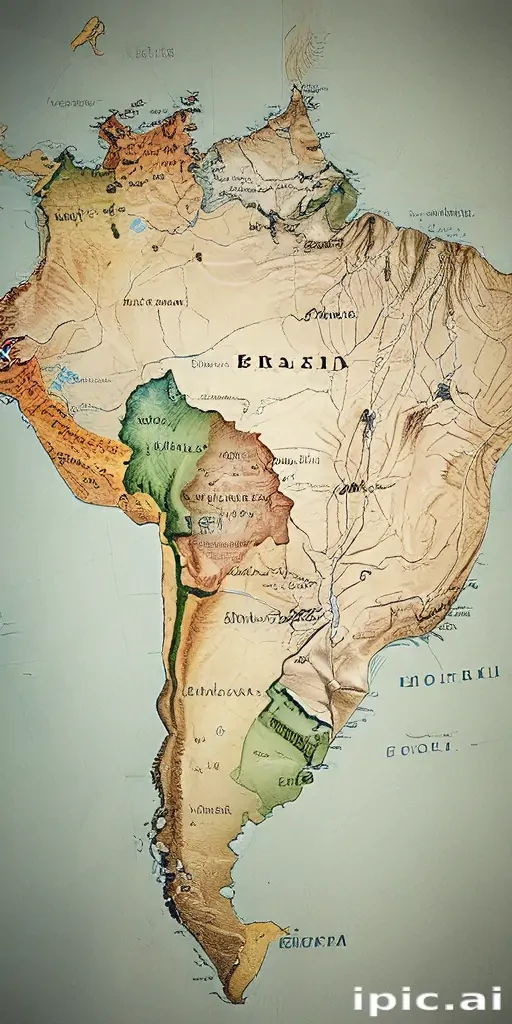map of brazil
