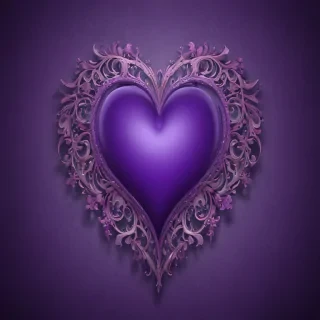 purple heart pattern wallpaper