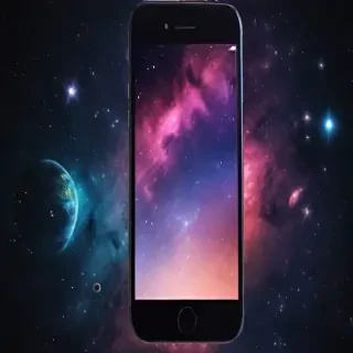 space background phone