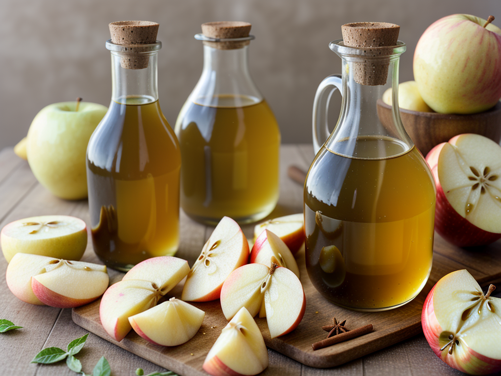 apple cider vinegar with lemon