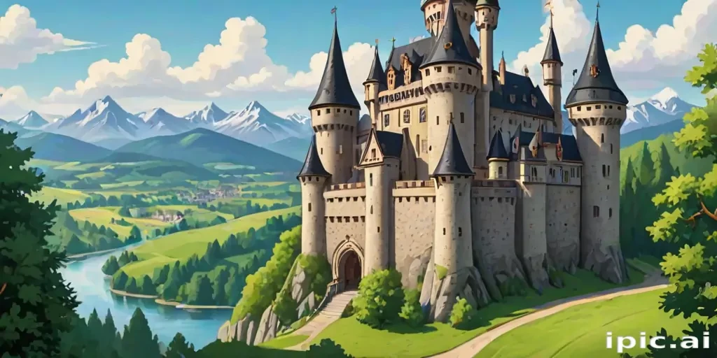 cartoon castel