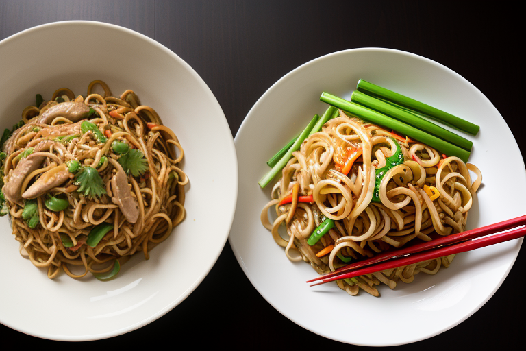 lo mein vs pad thai