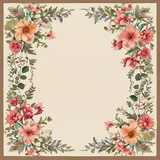 floral page borders