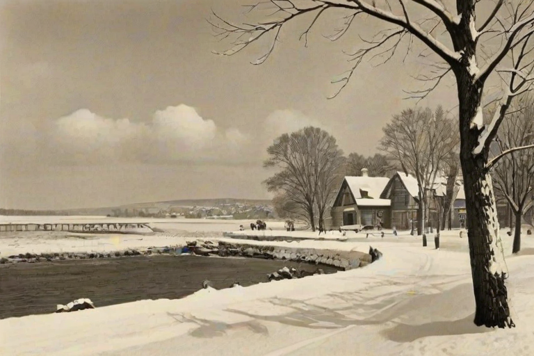 vintage winter pictures