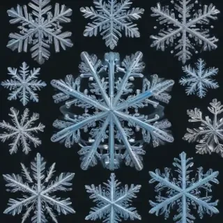 transparent snowflakes png