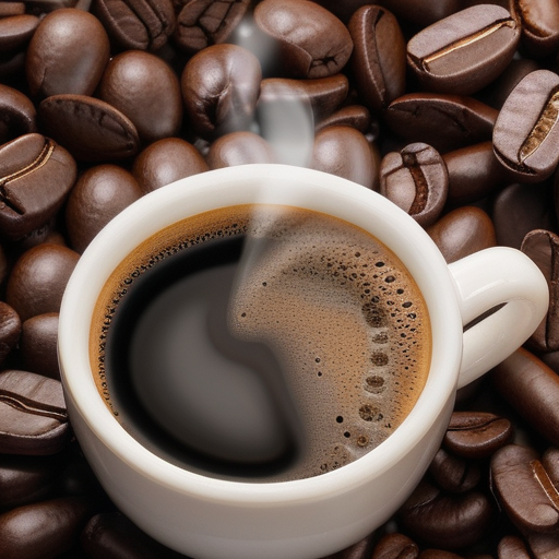 caffeine in dark roast coffee