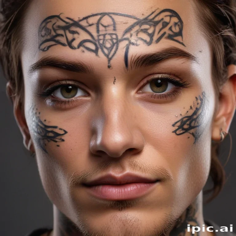 face tattoo png