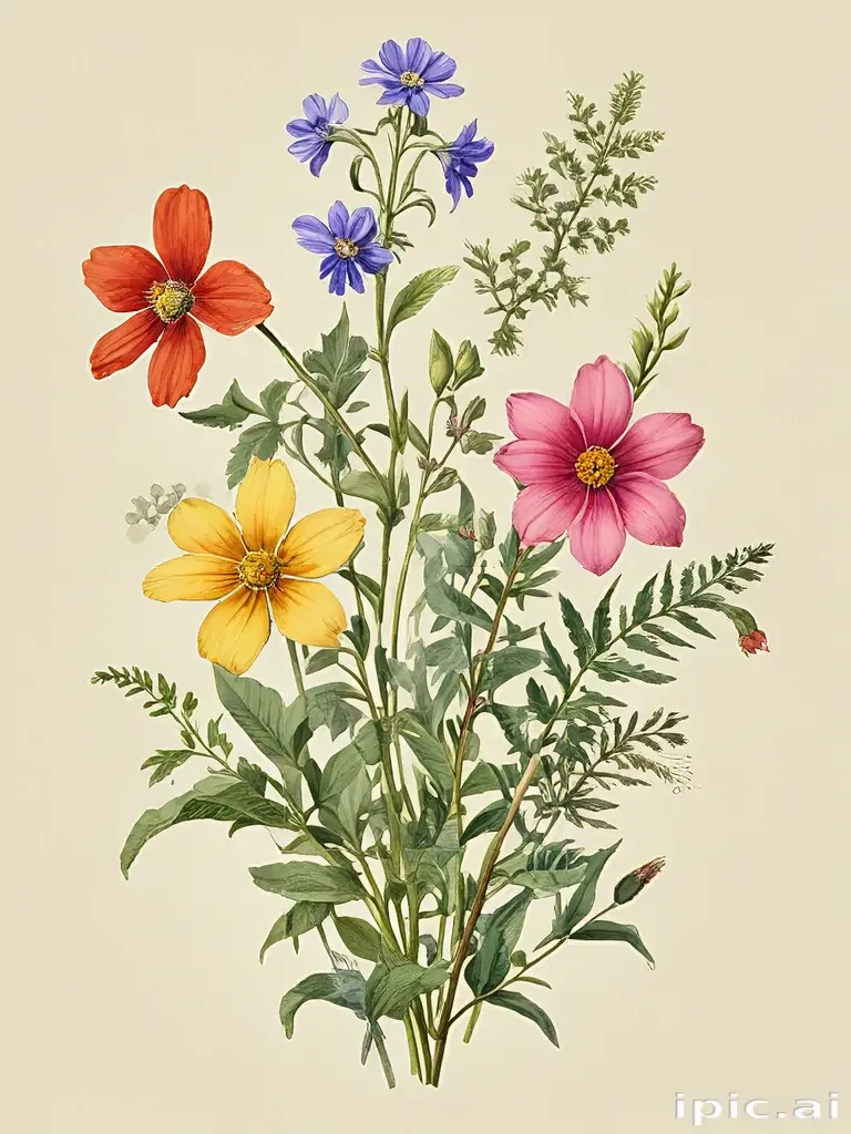 free wildflower clipart