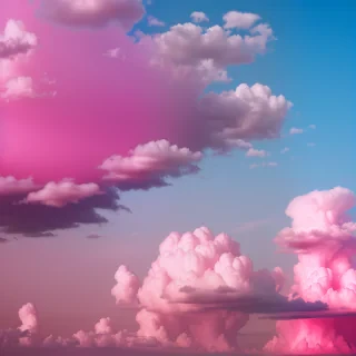 pink aesthetic clouds