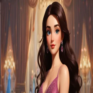 brunette cartoon characters