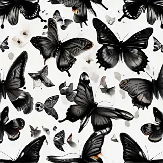 black butterfly
