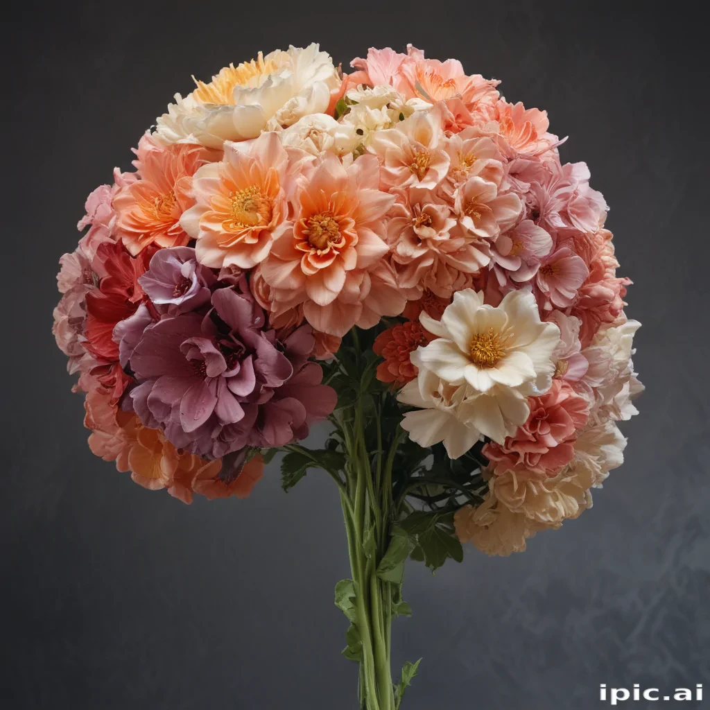 half brain half flowers
