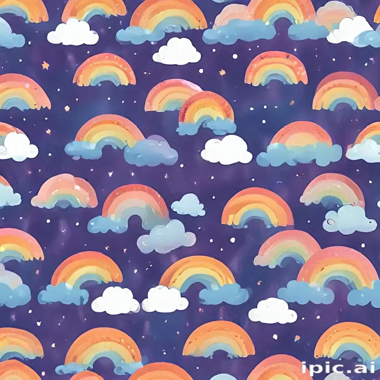 cute rainbow backgrounds