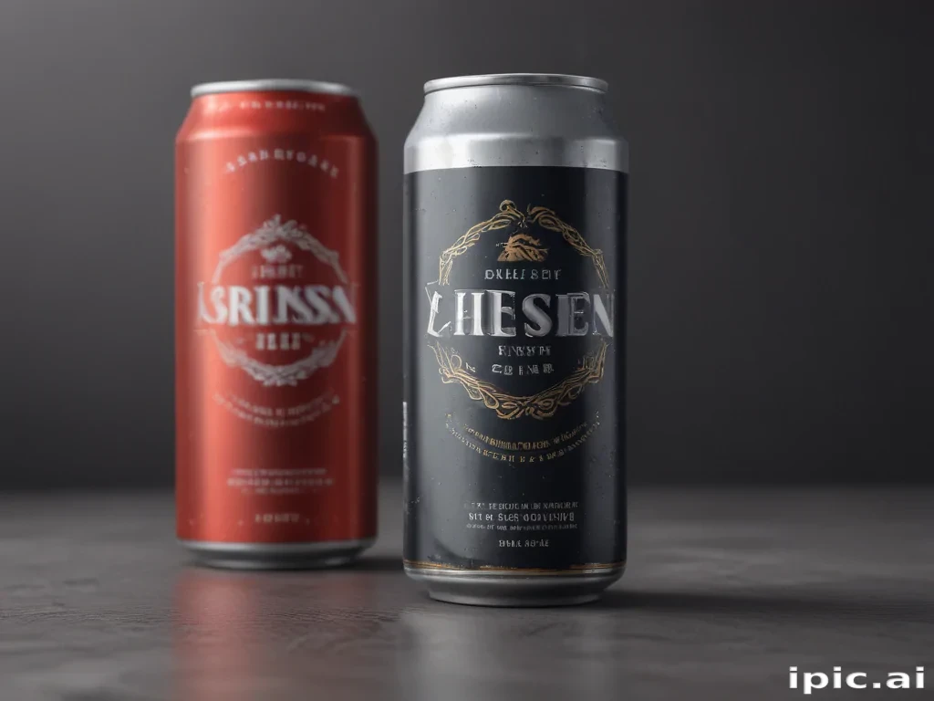 beer can mockup