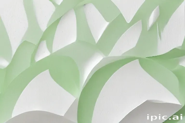 white and green background