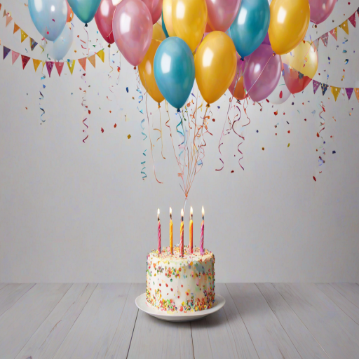 happy birthday transparent background