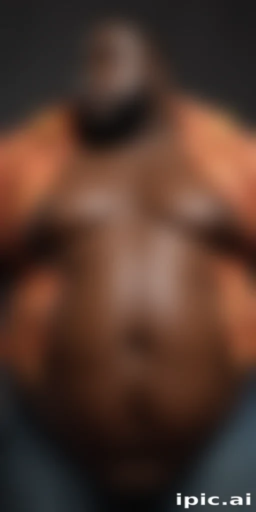 black fat man