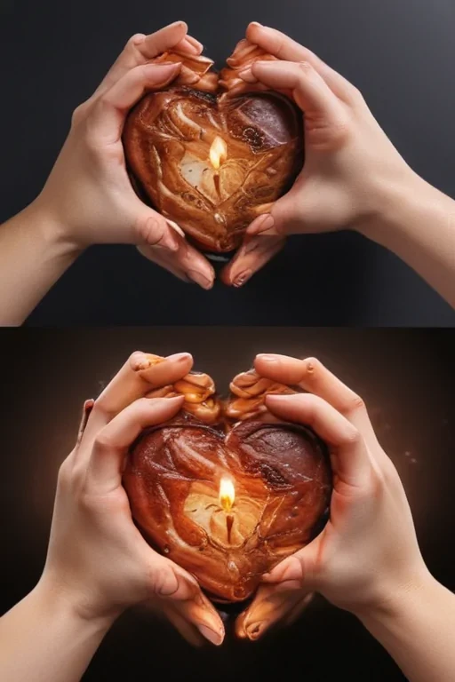 hand heart clipart