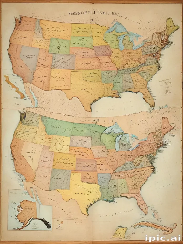 usa map states