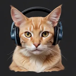 cat headphones png